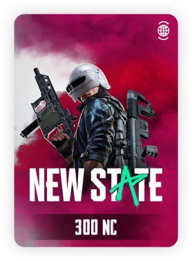 Карта оплаты пополнение игровой валюты New State Mobile 300 NC моб.уст./ПК