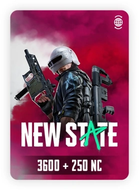 Карта оплаты пополнение игровой валюты New State Mobile 3600+250 NC моб.уст./ПК