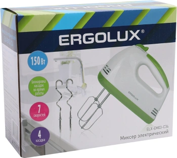 Миксер ручной Ergolux ELX-EM03-C34