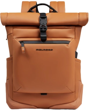 Рюкзак Piquadro C20W CA6291C2OW/CU роллтоп оранжевый полиуретан