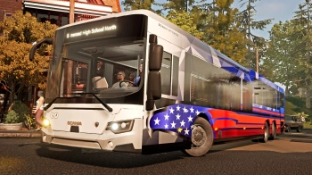 Дополнение к игре для ПК Astragon Bus Simulator 21 - USA Skin Pack (6+)