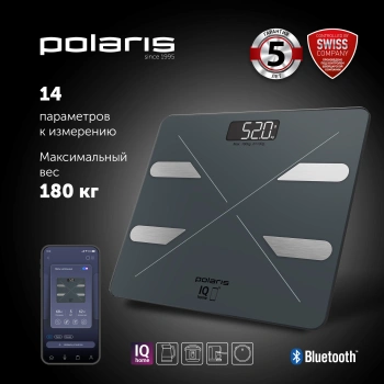 Весы напольные электронные Polaris PWS 1898 IQ Home