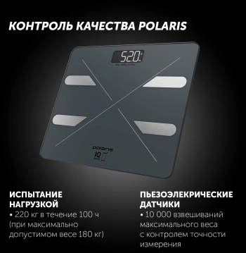 Весы напольные электронные Polaris PWS 1898 IQ Home