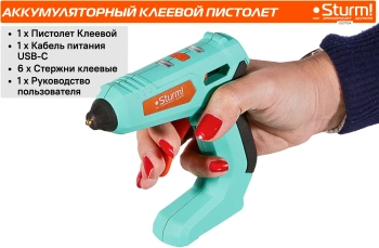Клеевой пистолет Sturm! GG0715A