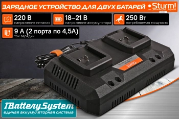 Зарядное устройство Sturm!  SBC20M