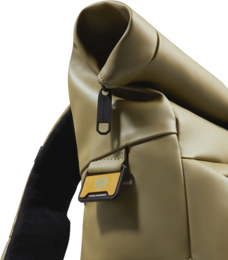 Рюкзак мужской Piquadro C20W CA6291C2OW/VE3 роллтоп фисташковый полиуретан