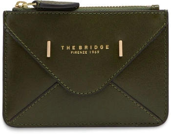 Чехол для кредитных карт The Bridge Frida 01810501/00C тимьяновый натур.кожа