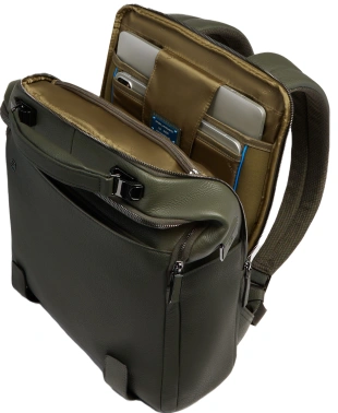 Рюкзак мужской Piquadro Modus CA4818MOS/VEVE оливковый кожа