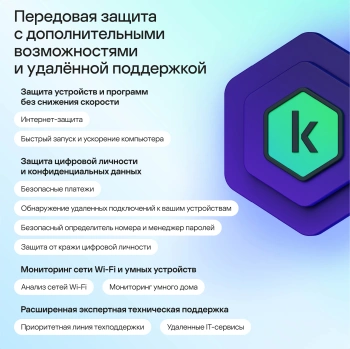 Ключ активации Kaspersky Premium 10-Device 2Y Base Download Pack (KL1049RDKDS)