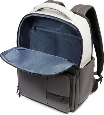 Рюкзак мужской Piquadro Wollem Rubber CA6238W129W/GRN серый/черный нейлон