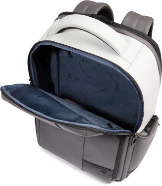 Рюкзак мужской Piquadro Wollem Rubber CA6239W129W/GRN серый/черный нейлон