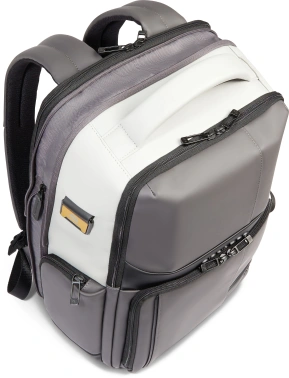 Рюкзак мужской Piquadro Wollem Rubber CA6239W129W/GRN серый/черный нейлон