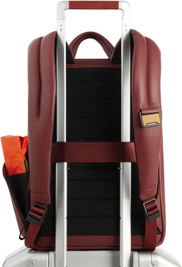 Рюкзак мужской Piquadro Russel CA6765W137/CU красное дерево кожа