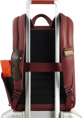 Рюкзак мужской Piquadro Russel CA6767W137/CU красное дерево кожа