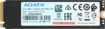 Накопитель SSD A-Data PCIe 4.0 x4 4TB SLEG-900P-4TCS