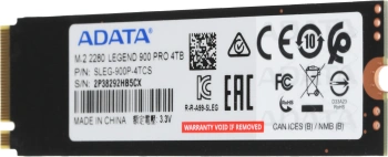 Накопитель SSD A-Data PCIe 4.0 x4 4TB SLEG-900P-4TCS