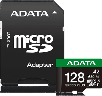 Флеш карта microSDXC 128GB A-Data  UD128GUI3V30A2SP-RA1