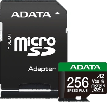 Флеш карта microSDXC 256GB A-Data  UD256GUI3V30A2SP-RA1