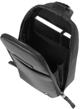 Чехол для смартфона Piquadro Modus AC7039MOS/N черный натур.кожа