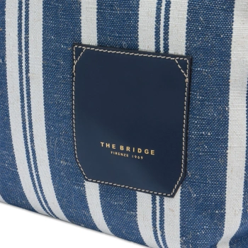 Сумка женская The Bridge Luna 041106KU/UE синяя/бежевая текстиль