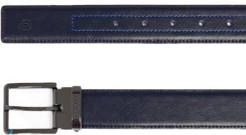 Ремень мужской Piquadro Belts CU6967B2/BLU2 125х3.5см синий натур.кожа