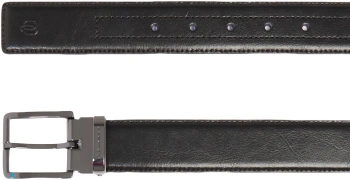 Ремень мужской Piquadro Belts CU6967B2/N 125х3.5см черный натур.кожа