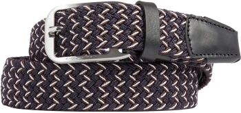 Ремень мужской Piquadro Belts CU6673C109/NBLU-110 125х3.5см синий/черный натур.кожа