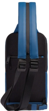 Рюкзак слинг Piquadro C20W CA6466C2OW/AV серо-голубой полиуретан