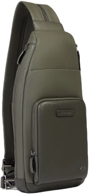 Рюкзак слинг Piquadro Modus Special CA5577MOS/VEVE оливковый кожа