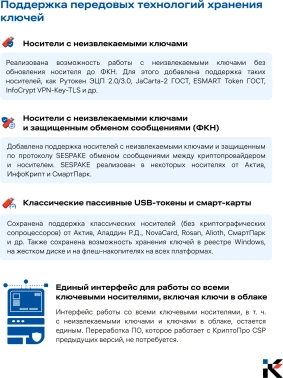 Ключ активации КриптоПро CSP версии 5.0 на 1 р.м., бесср. (CRYPTOPRO-CSP50-1WS)
