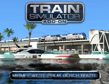Дополнение к игре для ПК Dovetail Train Simulator: Miami - West Palm Beach Route Add (6+)