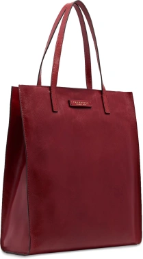 Сумка шоппер женская The Bridge Mirra 04130401/00D малиновая натур.кожа