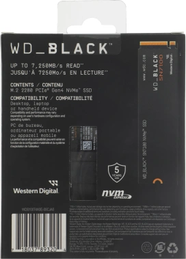 Накопитель SSD WD PCIe 4.0 x4 1TB WDS100T4X0E SN7100