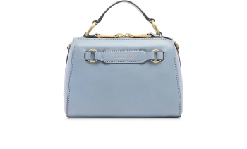 Сумка женская The Bridge Laura 04180601/00A голубая натур.кожа
