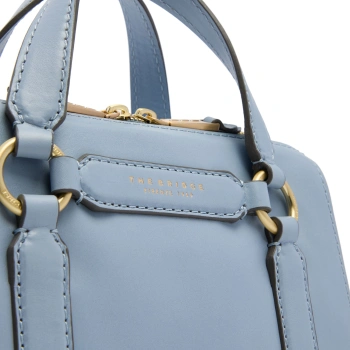 Сумка женская The Bridge Laura 04181601/00A голубая натур.кожа