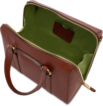 Сумка женская The Bridge Laura 04182601/14 коричневая натур.кожа