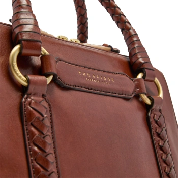 Сумка женская The Bridge Laura Wow 04183601/14 коричневая натур.кожа