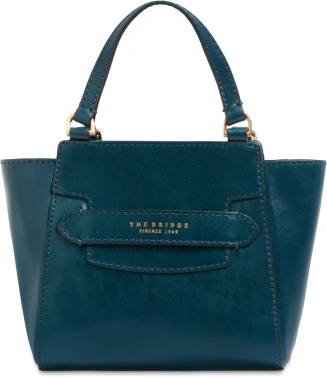 Сумка женская The Bridge Lucrezia 04190601/00E бирюзовая натур.кожа