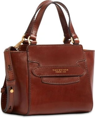 Сумка женская The Bridge Lucrezia 04190601/14 коричневая натур.кожа