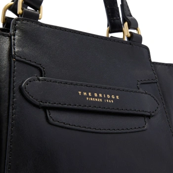 Сумка женская The Bridge Lucrezia 04190601/30 черная натур.кожа