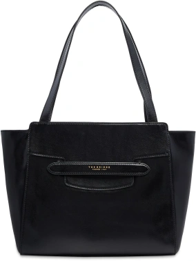 Сумка шоппер женская The Bridge Lucrezia 04191601/30 черная натур.кожа