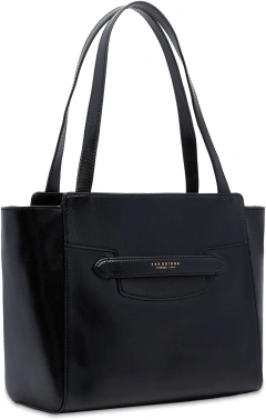 Сумка шоппер женская The Bridge Lucrezia 04191601/30 черная натур.кожа