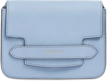 Сумка кросс-боди женская The Bridge Lucrezia 04192001/00A голубая натур.кожа