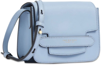 Сумка кросс-боди женская The Bridge Lucrezia 04192001/00A голубая натур.кожа