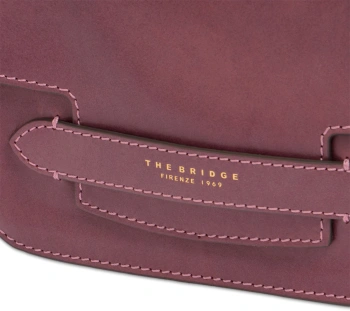 Сумка кросс-боди женская The Bridge Lucrezia 04192001/00B розовая натур.кожа