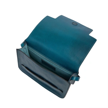 Сумка кросс-боди женская The Bridge Lucrezia 04193001/00E морская волна натур.кожа