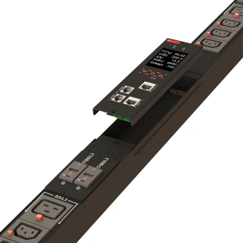 Блок распределения питания Elemy IPDU-6012 верт.размещ. 6xC19 18xC13 с мониторингом 32A IEC 309 2.8м