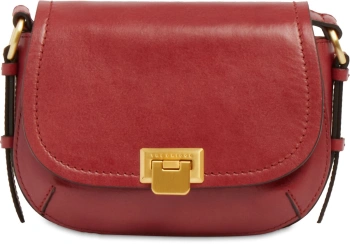 Сумка кросс-боди женская The Bridge Federica 04210401/00D малиновая натур.кожа