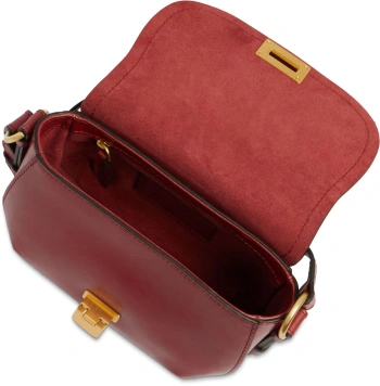 Сумка кросс-боди женская The Bridge Federica 04210401/00D малиновая натур.кожа