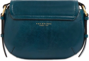 Сумка кросс-боди женская The Bridge Federica 04210401/00E морская волна натур.кожа